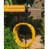 imageGarbuildman Garden Hose Holder Stand Outdoor Water Pipe Metal Reel Rack Shiny Black3Spike Crown
