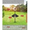 imageGarbuildman Metal Squirrel Baffle for Bird Feeder Pole Outside Pole Mount Bird House Guard for Outdoor Shepherds Hook 19 Inch 1 PackBuckle2pcs