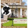 imageGarbuildman Squirrel Baffle Accessory for Bird Feeder Pole Pole Hanging S Hook for Bird House Guard 1 Pack Baffle Not IncludedBuckle