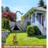 imageGarbuildman Squirrel Baffle Accessory for Bird Feeder Pole Pole Hanging S Hook for Bird House Guard 1 Pack Baffle Not IncludedBuckle