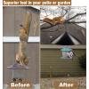 imageGarbuildman Squirrel Baffle for Bird Feeder Pole Outside Pole Mount Bird House Guard for Outdoor Shepherds Hook 19 Inch Diameter 2 PacksHang mount2