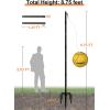imageGarbuildman Tetherball Set with Ball ampamp Rope for Outdoor Backyard Adjustable Tether Ball Pole with Screw Reinforcement 5Prong Base for Playground Outside Ball Games Sports for Kids ampamp Adults875 FT