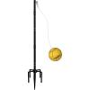 imageGarbuildman Tetherball Set with Ball ampamp Rope for Outdoor Backyard Adjustable Tether Ball Pole with Screw Reinforcement 5Prong Base for Playground Outside Ball Games Sports for Kids ampamp Adults75 FT