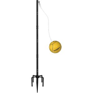 imageGarbuildman Tetherball Set with Ball ampamp Rope for Outdoor Backyard Adjustable Tether Ball Pole with Screw Reinforcement 5Prong Base for Playground Outside Ball Games Sports for Kids ampamp Adults875 FT